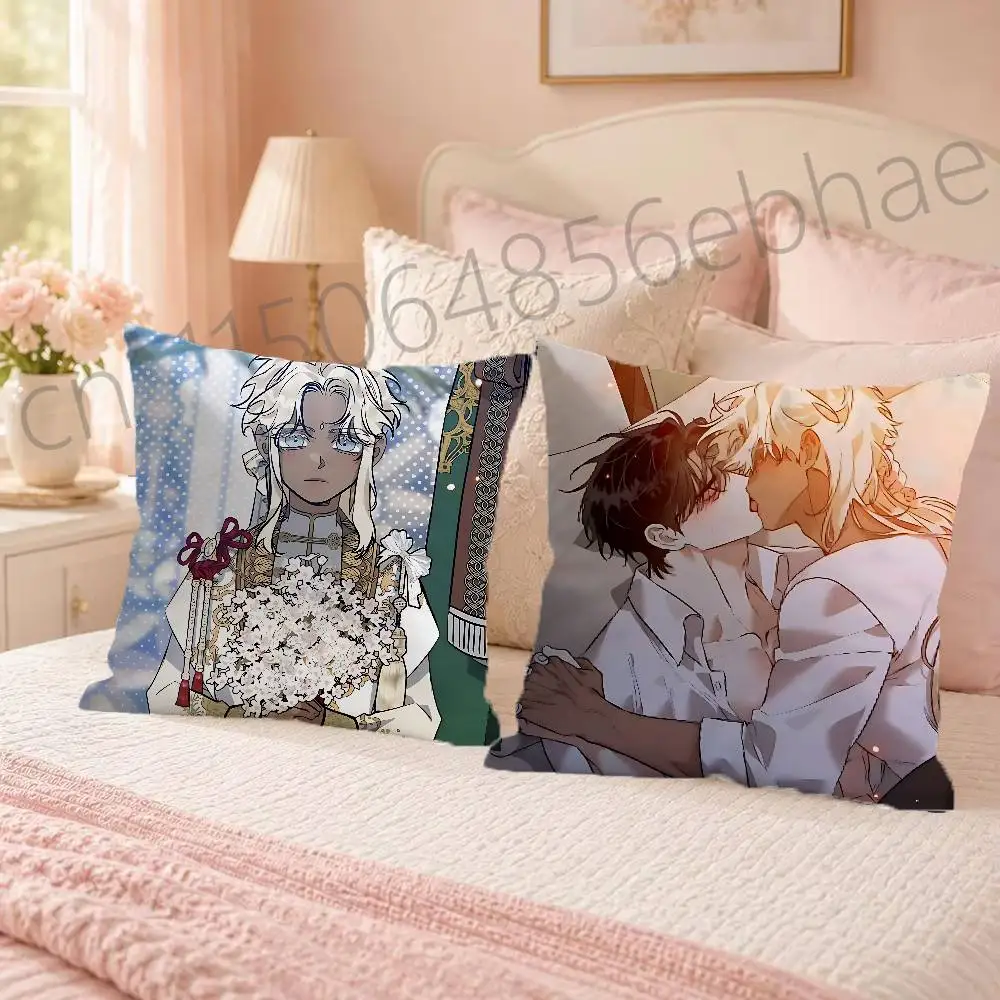 FOR Blossoms of the White Night Throw Pillow Cover 2D Double-Sided Print Soft Cushion Case for Home Sofa Bedroom Car