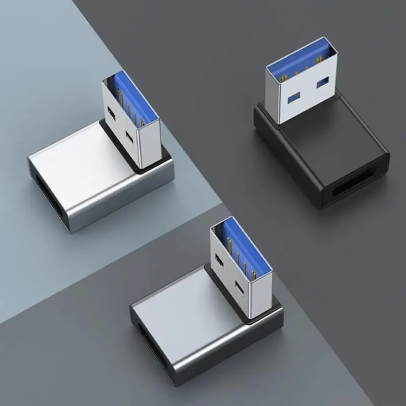 F62C Aluminum Alloy USB to Type C Connector Male to Female Converter
