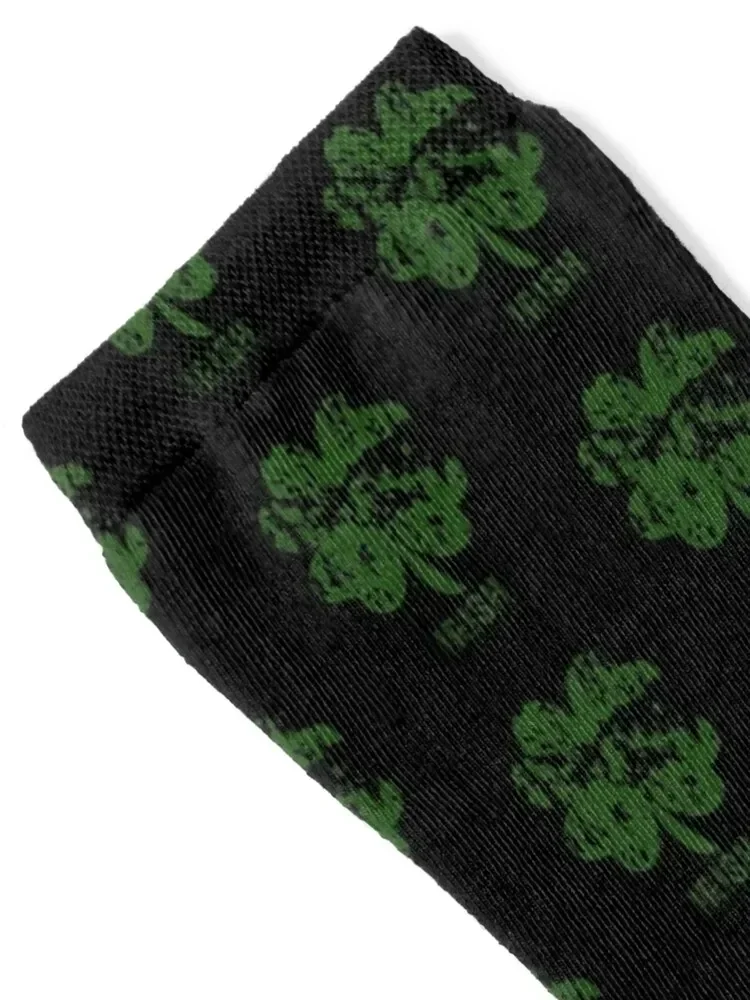 Irish Shamrock Distressed Socks Stockings compression funny gifts shoes hiphop Socks Ladies Men's