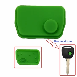 Xinyuexin Silicone Key Pad for Mazda for Suzuki 1 Button Remote Blanks Replacement Car Key Case Shell Fob Accessories