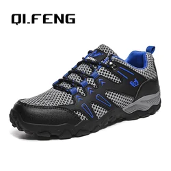 Zapatos informales superligeros para hombre, zapatillas deportivas transpirables de malla suave y cómoda para correr, calzado negro, gran oferta