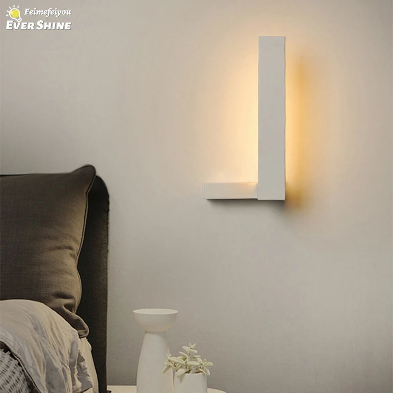 

Nordic LED Wall Lamp Indoor Lighting Wall Sconces Home Decoration Bedroom Bedside Living Room Corridor Minimalist Wall Light