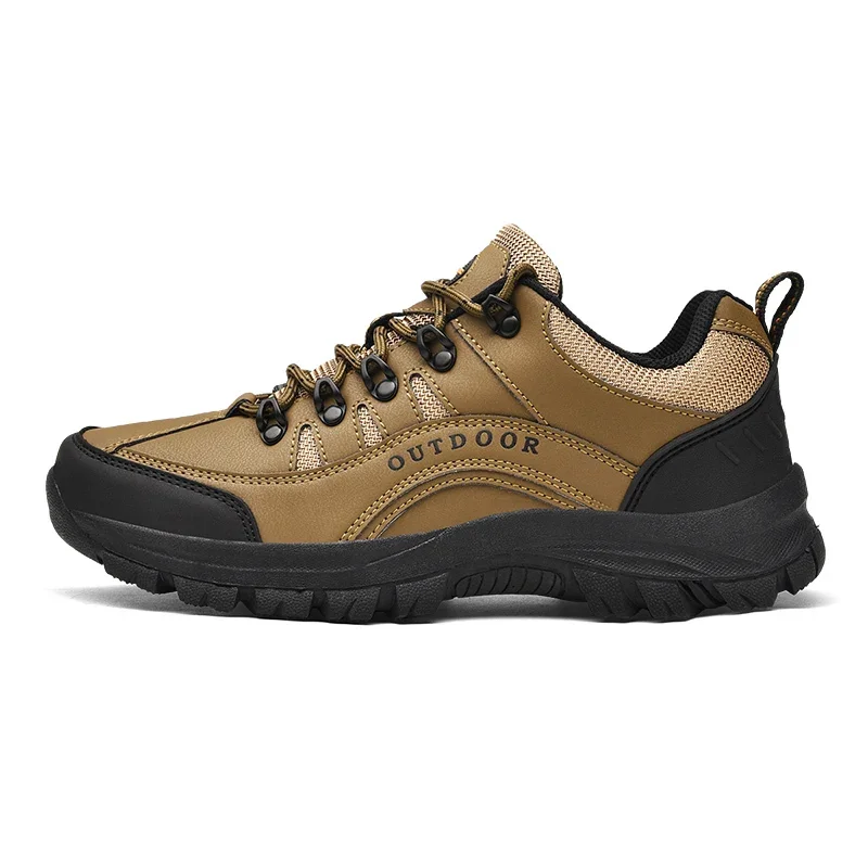 

Men Boots Waterproof Men's Outdoor Hiking Sneakers Climbing Fashion Sneakers Men Hiking Shoes Anti Slip Rubber Big Size 38-49