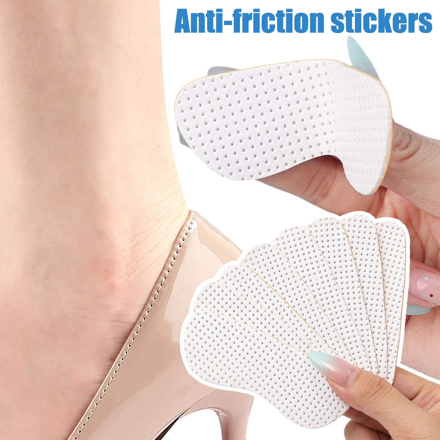 30-1pair Repair Subsidy Shoes Stickers Breathable Liners Heel Grips Protector Blister Resistant Foot Cushions for Feet Pain