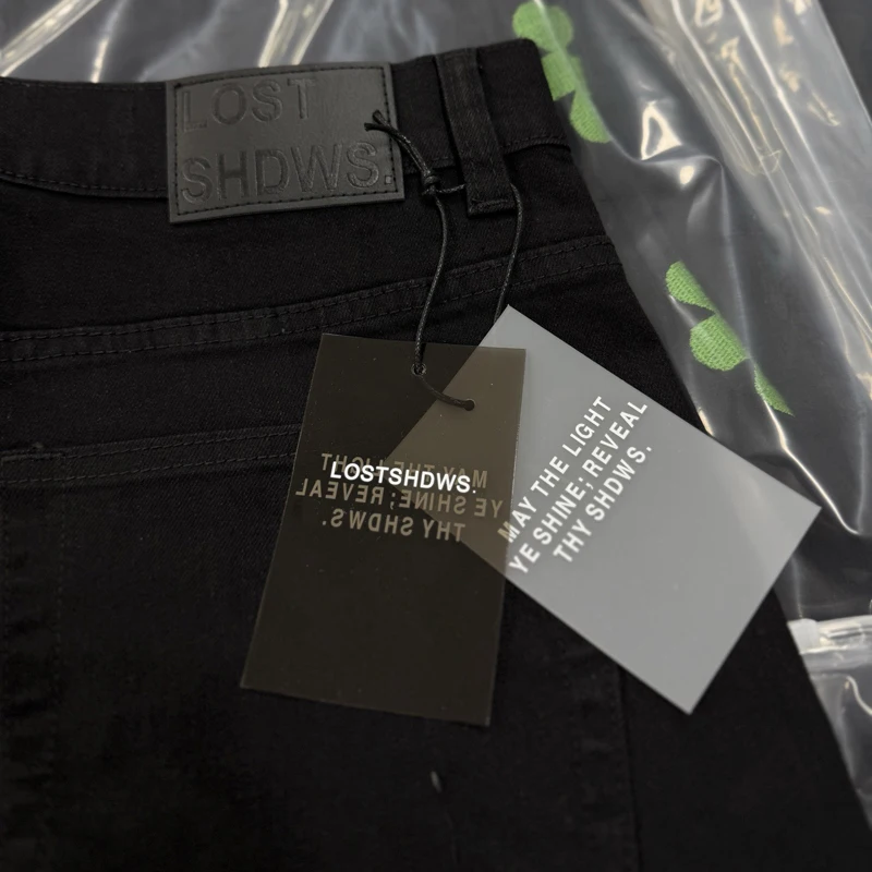 LOSTSHDWS JEANS Klassische Retro Casual männer frauen Stickerei Einfache Mode Hohe Qualität Lostshdws Denim Hosen