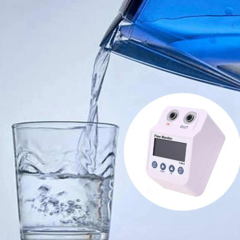 Flow Meter Water Flow Meter Durable Electronic Digital Display Water Purifier Alarm And Power Save Function Easy Use