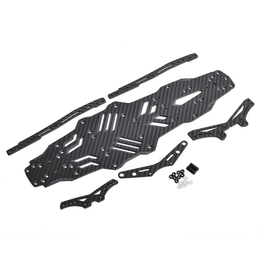 1:10 Drift Car Carbon Fiber Chassis Upgrade Kit for MST RMX 2.0S