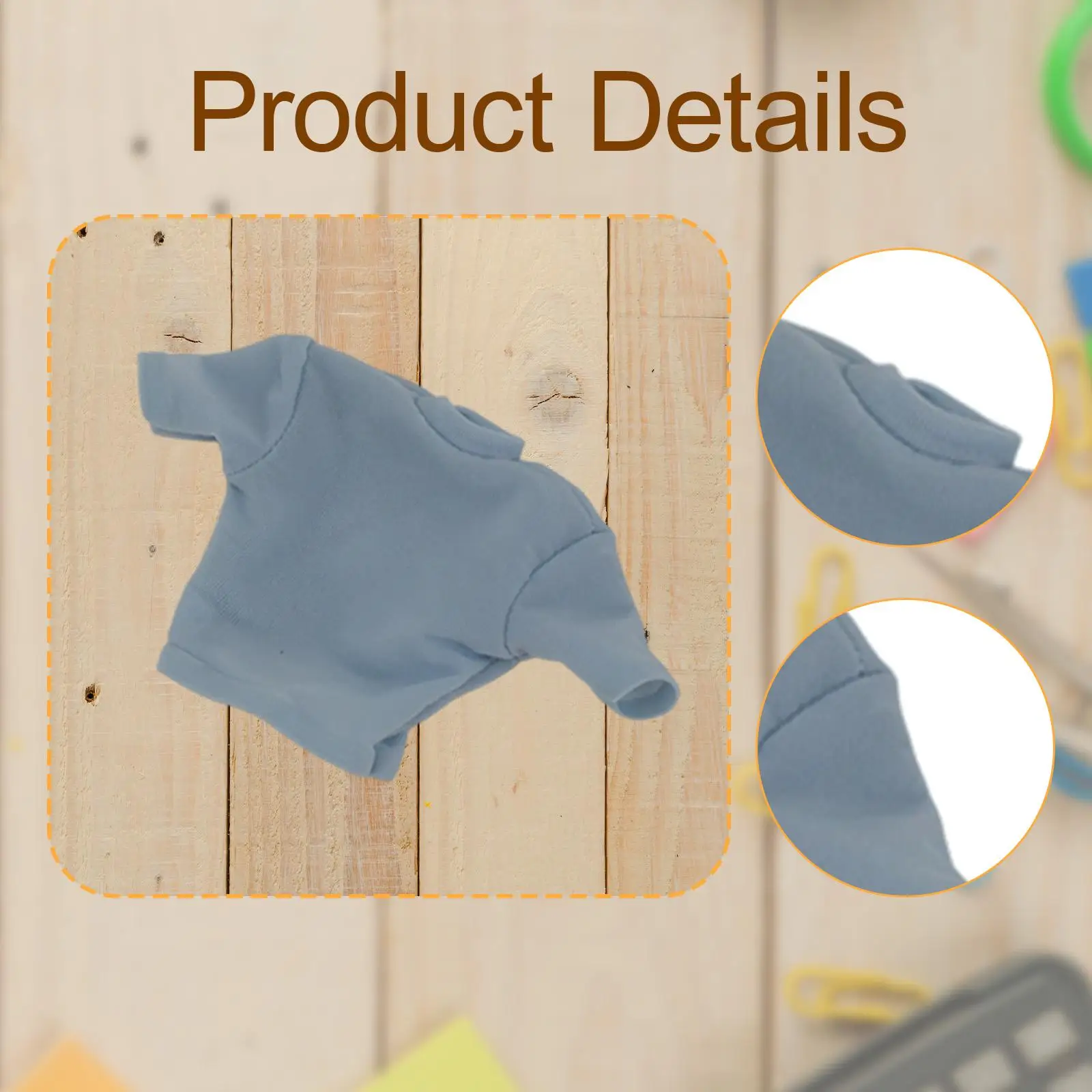 Mini Costume de poupée, T-shirt court décontracté pour figurines d'action féminines de 12 pouces, vêtements miniatures à la mode