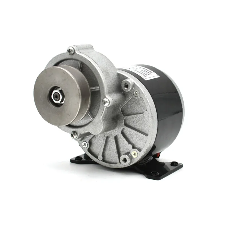 

250W 350W 12V 24V 36V MY1016Z2 MY1016Z3 DC Gear Brushed Motor With Belt Pulley, Electric Tricycle Electric Bicycle Motor