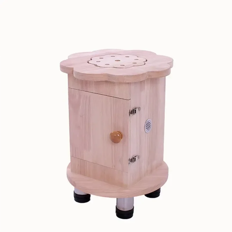 Wooden Moxibustion Box Smokeless Acupuncture Chair Seat Warm Moxa Products for Health Care Therapy Traditional Chinese