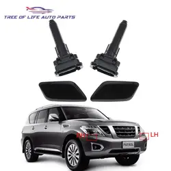 Front Headlight HeadLamp Washer Nozzle With Cover Lid Cap For Nissan Patrol 2013- 28642-3ZD0A 28658-3ZD1A 28659-3ZD1A 286413ZD0A