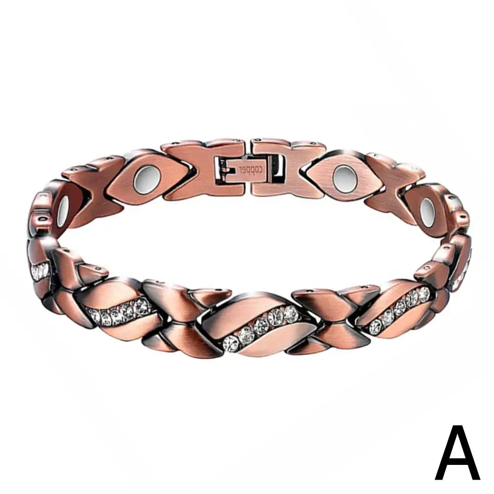 Bio terapia magnética pulseiras para homens e mulheres, pulseira ímã artrite, túnel do carpo, alívio da dor, cuidados de saúde Je, B2M3