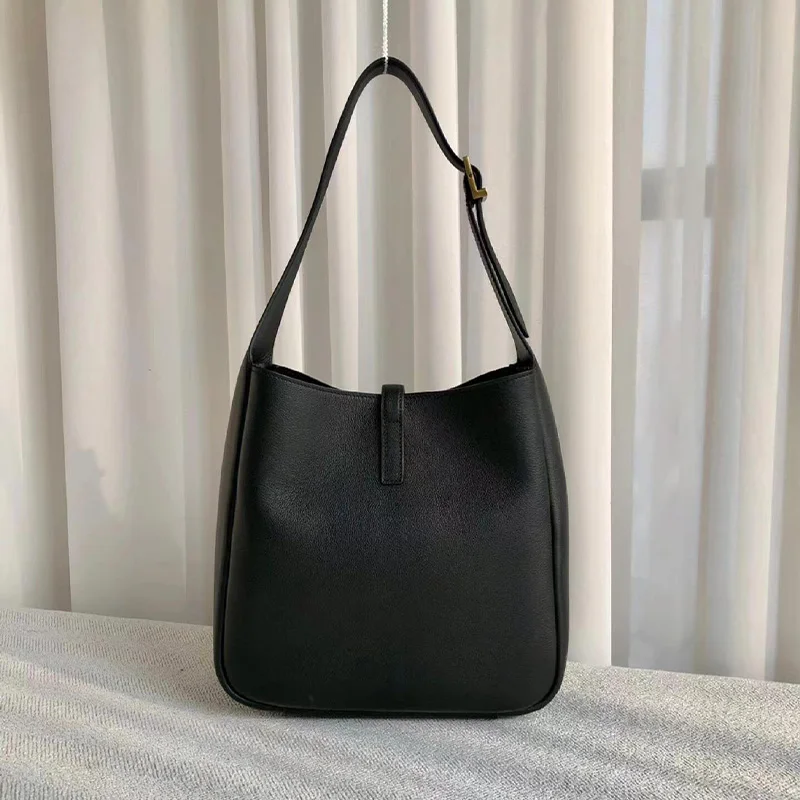 Bolso de mano de cuero genuino para mujer, bolsa de mano de gran capacidad, a la moda, de lujo, A-A, 2024