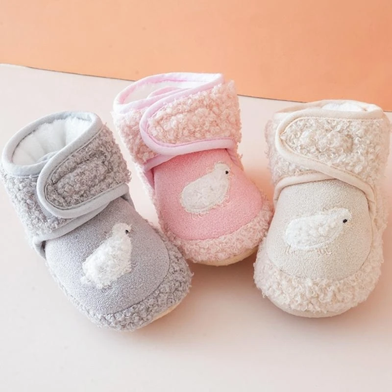 J15U ベビーシューズ靴 Prewalkers 冬暖かい靴滑り止め新生児ファーストウォーカーソフトブーティスノーブーツベビー用品