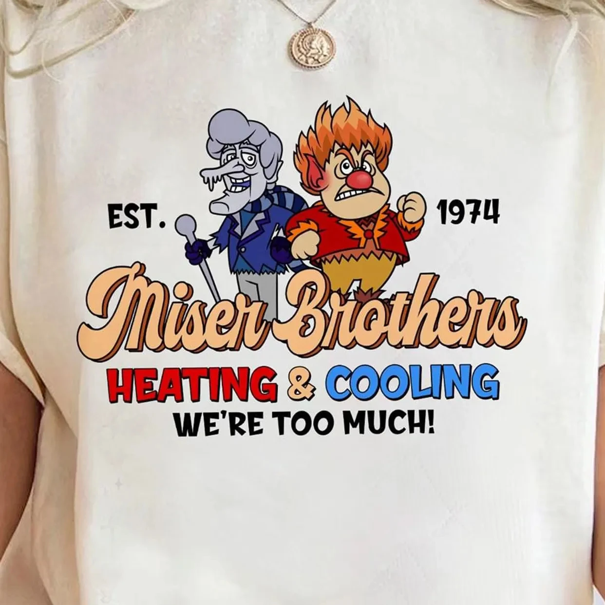 

Футболки Stingy Brother, холодные и теплые Stingy Brother Christmas, холодный и горячий снег Stingy Brother слишком много рубашек, снег, Miser