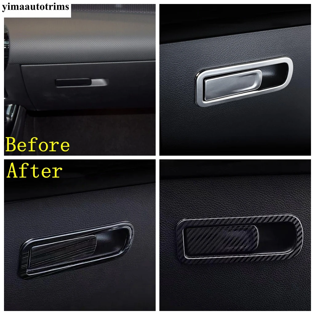 Car Copilot Glove Box Handle Cover Trim Accessories Fit For Benz A B Class CLA GLB GLA W177 W247 A200 CLA200 C118 W118 X247 H247