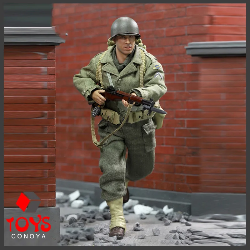 

DID XA80011 1/12 WWII US Rangers Capazzo Figure Model 6'' Male Soldier Action Figure Body Doll Full Set Collectible Toy In Stock