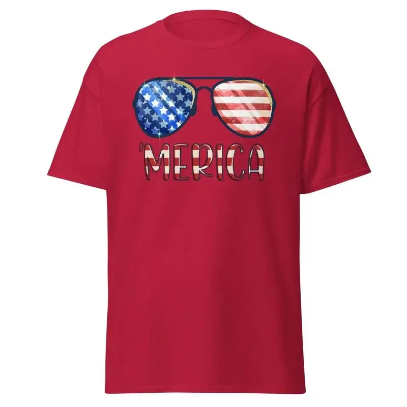 Merica T Shirt Patriotic Veteran American Flag