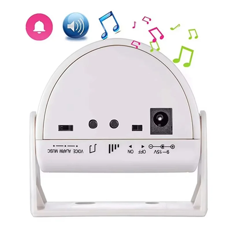 AEE7-Wireless Guest Welcome Chime Alarm Door Bell 32Song PIR Motion Sensor For Shop Entry Company Security Protection Greeter