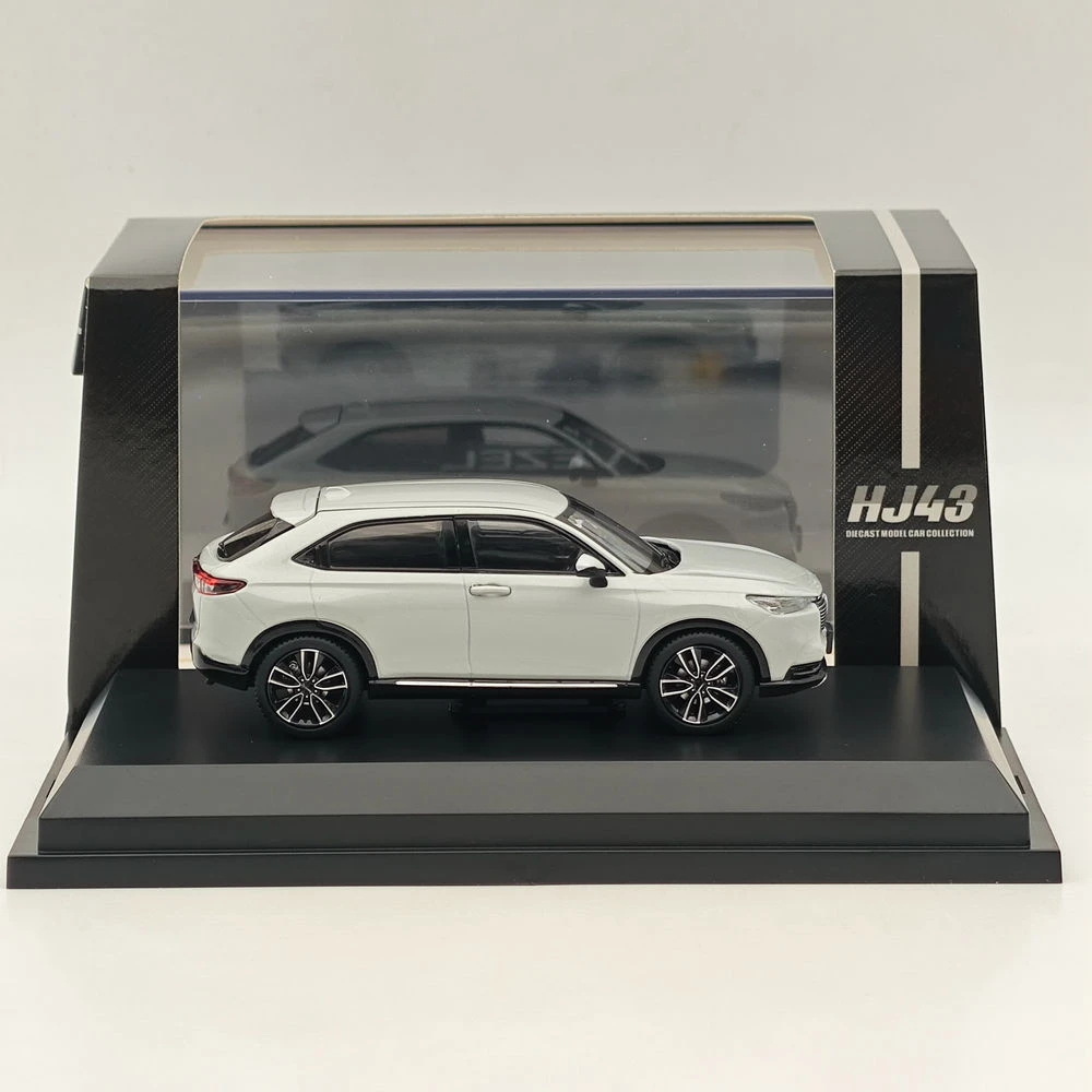 1/43 Hobby Giappone VEZEL e:HEV Z Premium Sunlight White (P) HJ 432002 SW Diecast Model Car Collezione limitata Auto Toys Regalo