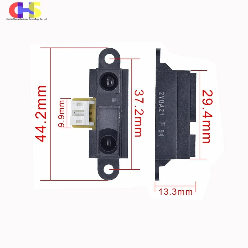 1pcs GP2Y0A21YK0F 2Y0A21 Infrared Laser Ranging Sensor Avoiding Obstacles Detection Distance 10-80cm GP2Y Series Module