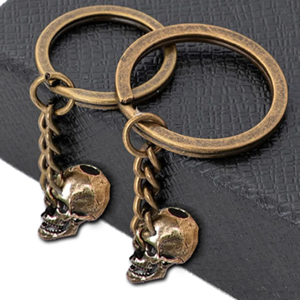 Fantasia Bloodlines Totenkopf-Schlüsselanhänger, Film, Final Destination 6, Disfraz-Kostümzubehör, Herren, Halloween, Karneval, Party-Requisite