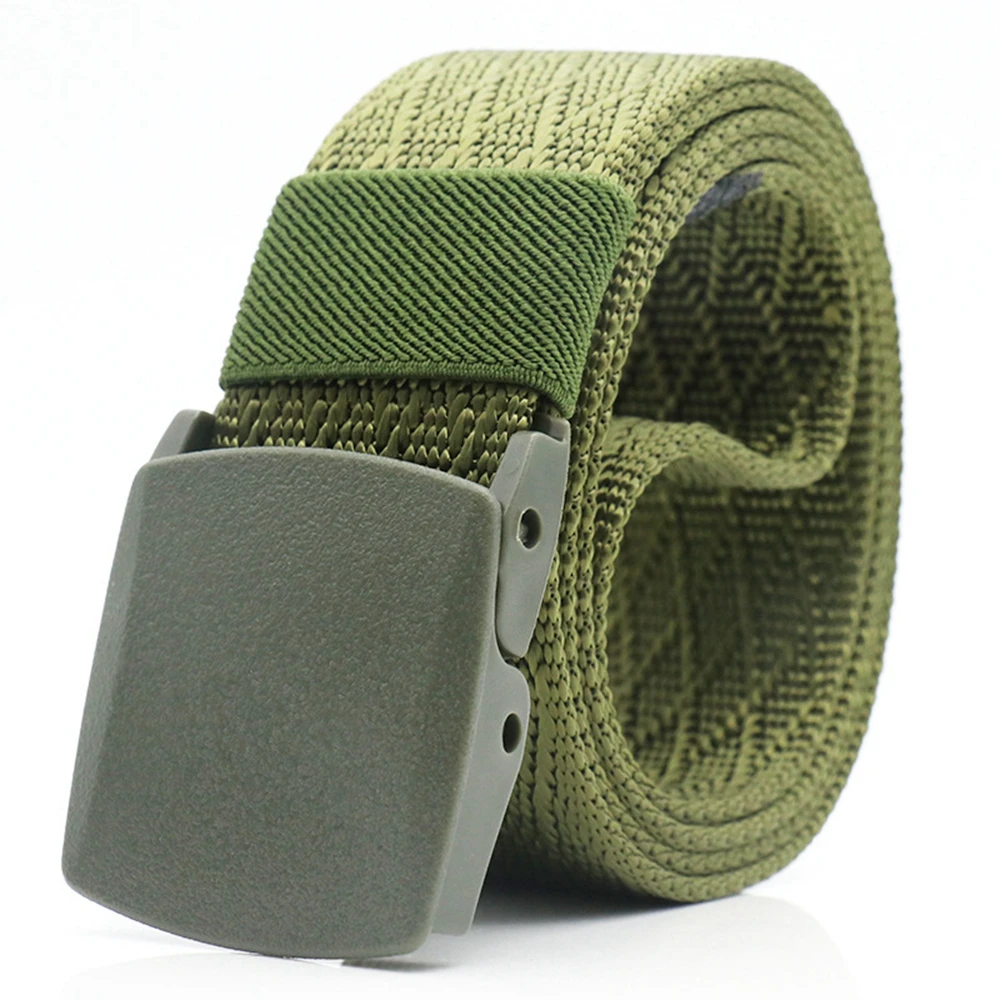 

Ремни из канваса с узором под змеиную кожу для мужчин и женщин, с пластиковой пряжкой, безопасные, для активного отдыха, регулируемые, повседневные поясные ремни