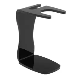 Premium Salon Arcylic Drip Stand for Men Shaving Brush Mug Holder Home Bathroom Room Hotel Use - Black