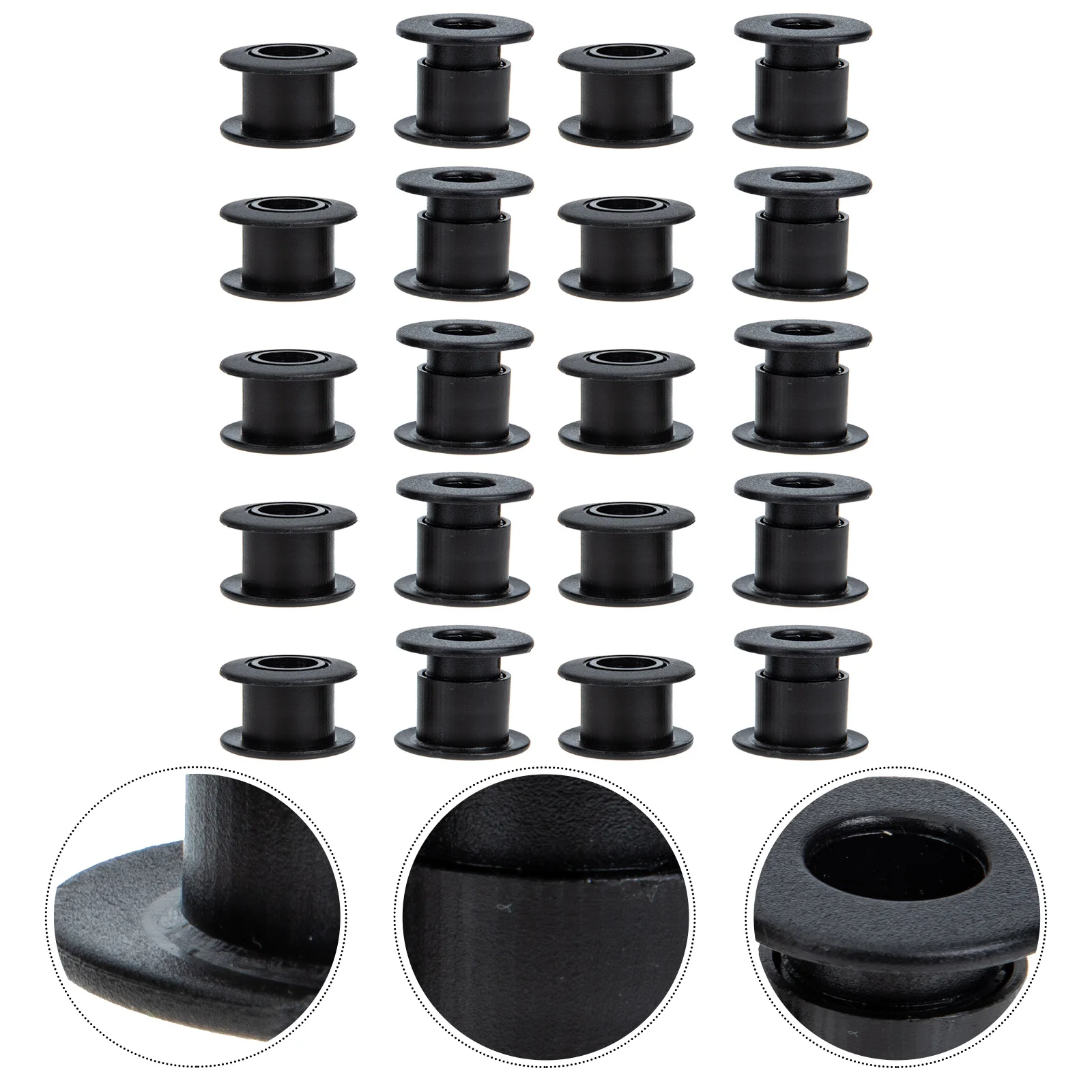 

Foosball Machine Bearings Universal Rod Bushings For Table Football Replacement Plastic Shaft Parts Durable Easy Install