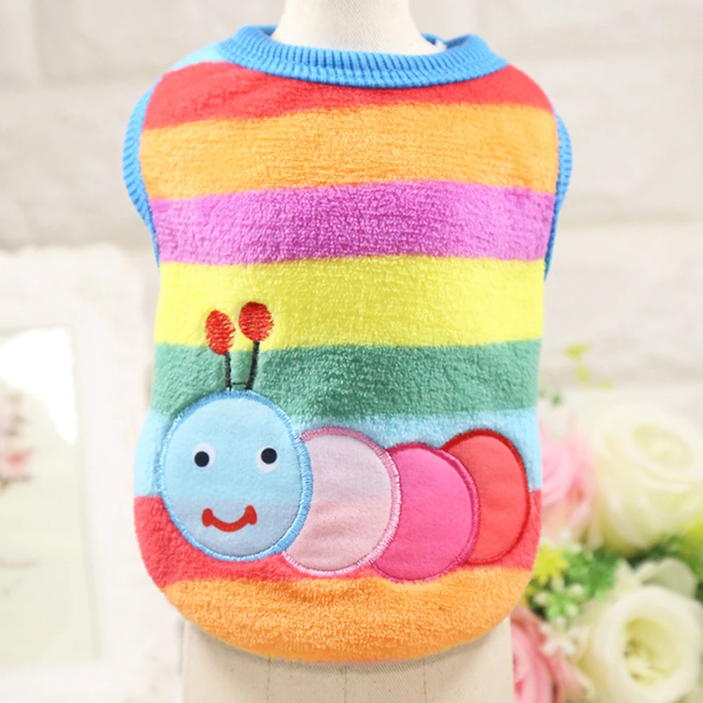 

Pet Clothes Cartoon Dog Sweater Warm Costume for Small Dogs Coats Vest Puppies Chihuahua Pig Autumn Winter Dresses Pet Fashion