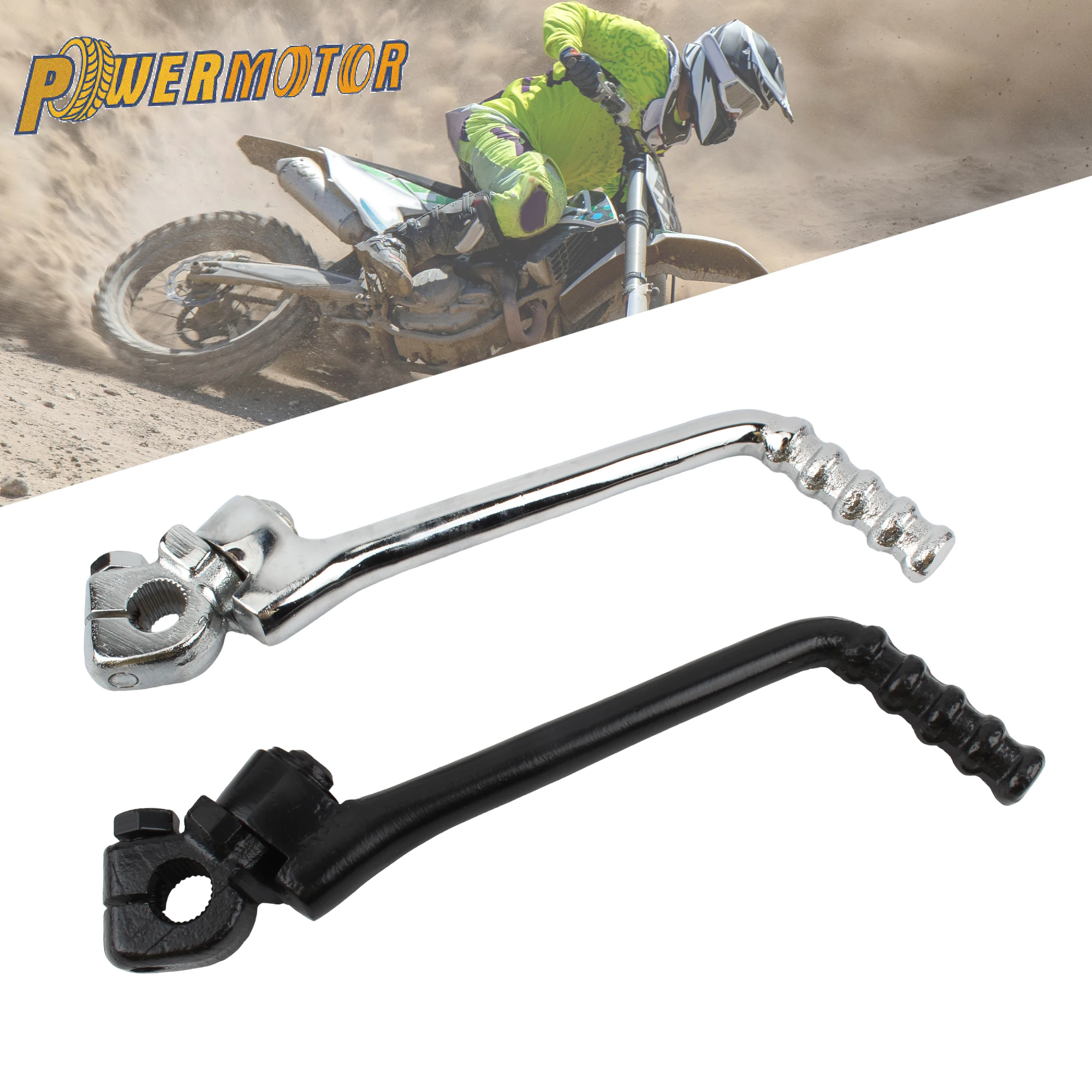 Motorcycle Kick Start Lever 13mm For KAYO SSR SDG BSE 50cc 70cc 90cc 110cc 125cc 140cc 150cc Dirt Bike Replacement Accessories