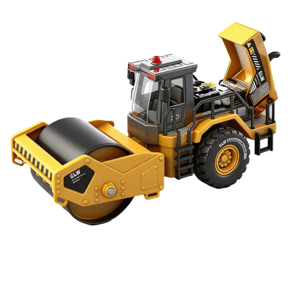 Alloy Plastic Bulldozer Diecast Model Pull Back Vehicle Model Engineering Vehicle Model Diecast Collection