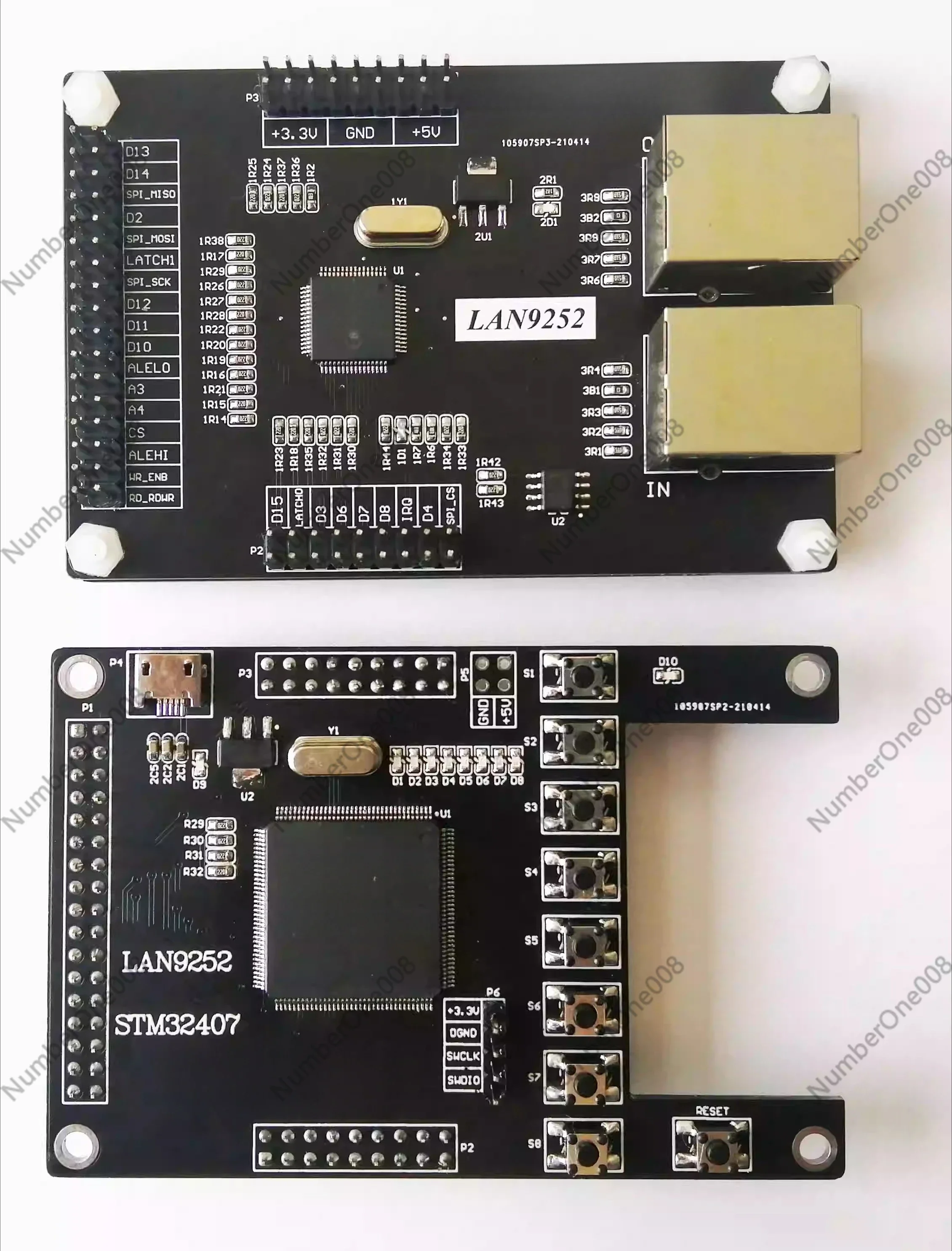 LAN9252 EtherCAT Slave Development Board 16 IO CIA402 Industrial Automation Controller Module
