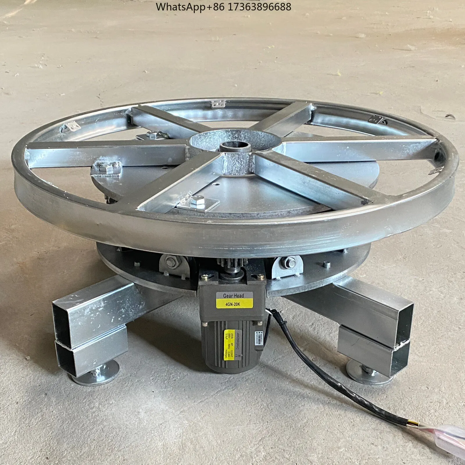 Electric Portable Speed-Adjustable Industrial Multi-Purpose Rotating Display Stand