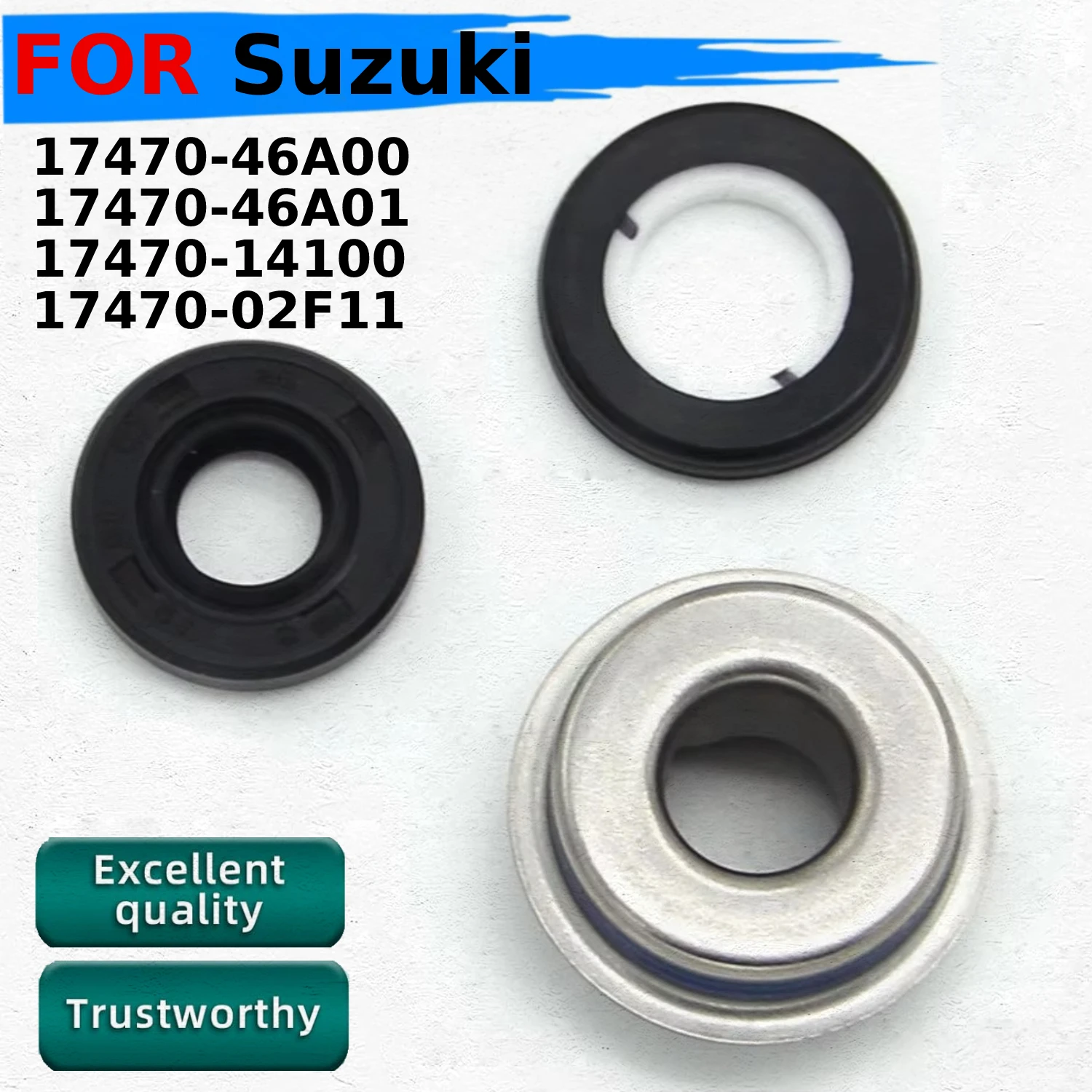 

Motorcycle Water Pump Seal Kit For Suzuki TL1000R RM125 RM250 RM80 TL1000S UC125 UC125U UH125 Burgman UH150 UH200 UX50W Zillion