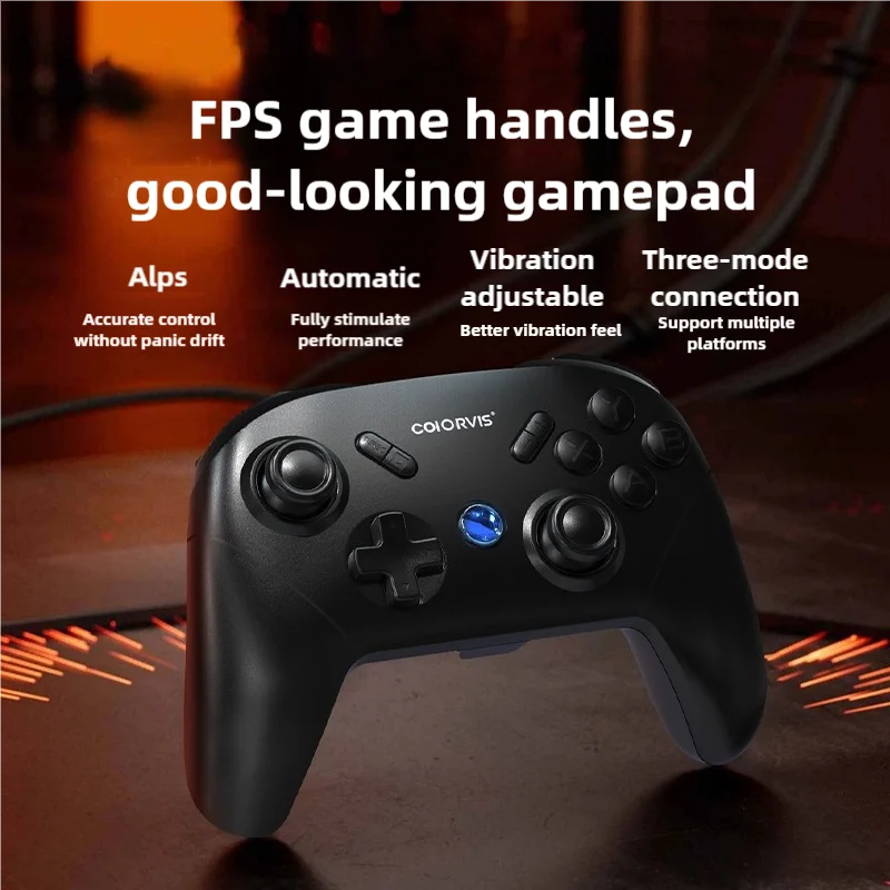 Coiorvis ゲームコントローラー Switch/Steam/PC 用 3 モード接続ゲームコンソール付き ワンクリックウェイクアップ/NFC 機能をサポート