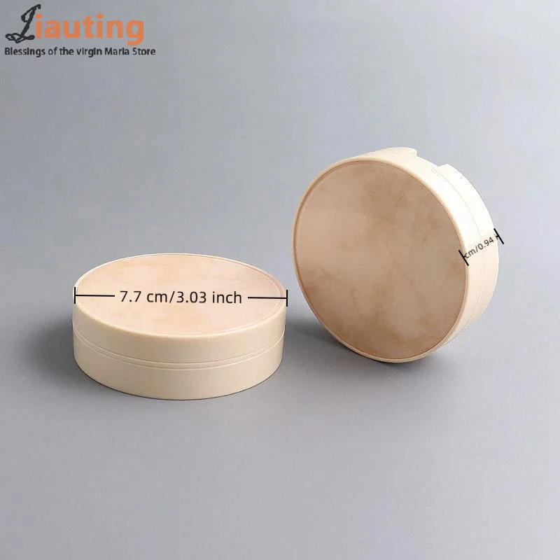 Fondotinta ricaricabile con cuscino d'aria Scatola fai-da-te Mini scatola vuota carina per soffio Specchio portatile per contenitore per trucco cosmetico BB Cream