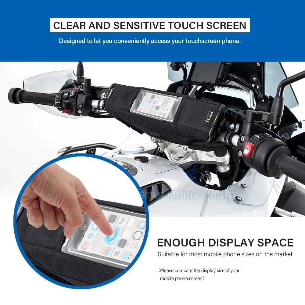 Motorcycle Accessories Handlebar Bag For Pan America 1250 Special 2021 PanAmerica RA1250S Portable Waterproof Phone Bags 4