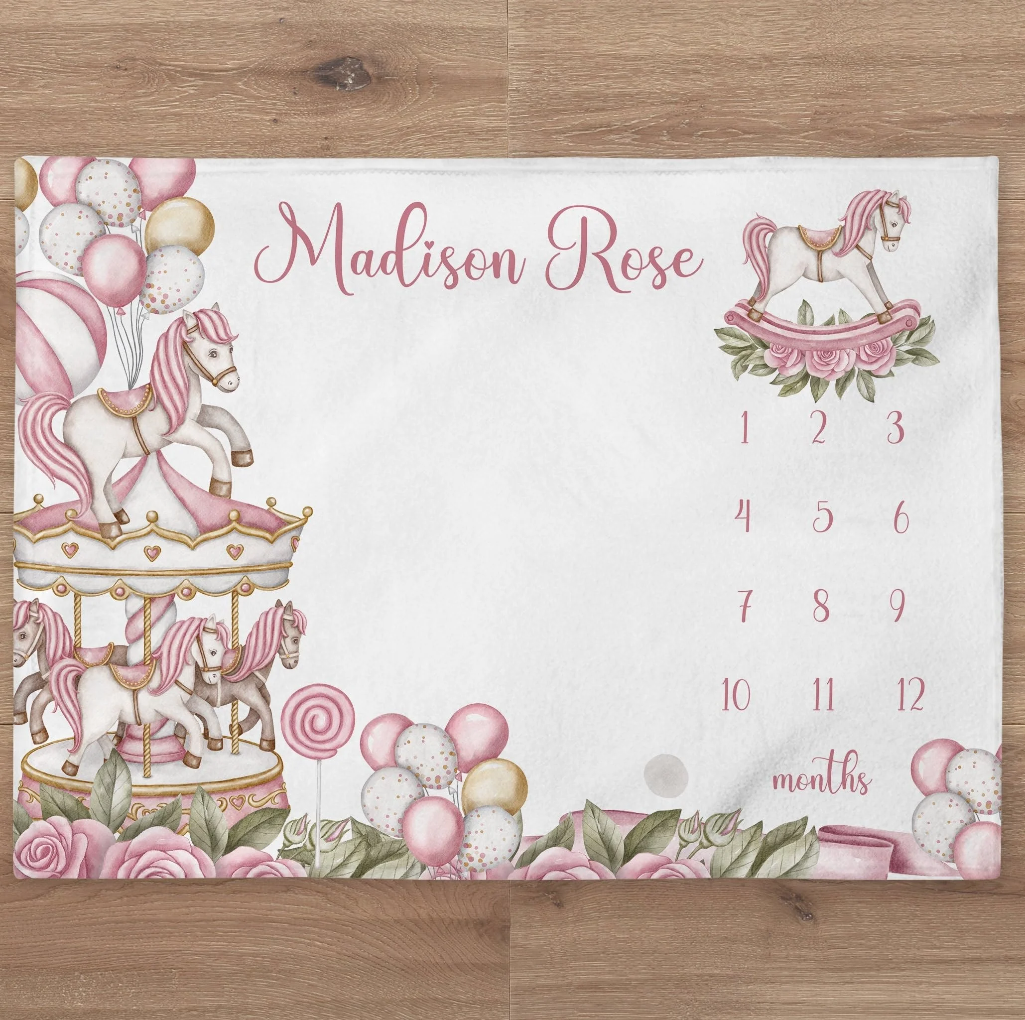 

Плед VIKAMA «Спящий медведь» для фотосессий новорожденных, фланелевый плед с медведем, звездами и воздушными шарами, для мальчиков и девочек, реквизит для фотосессий младенцев