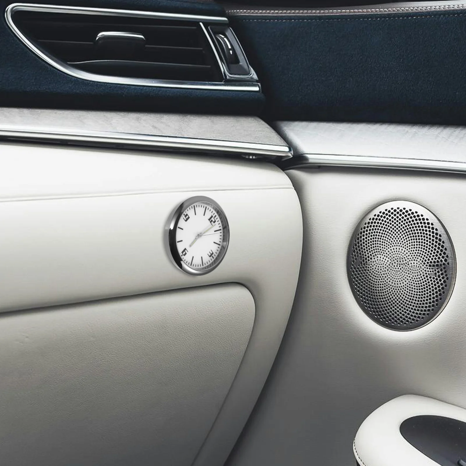 

Mini Electronic Dashboard For Car Dash Stick Car Interior On Vehicle For Auto Dash Metal Desk Clock Tiny Clock