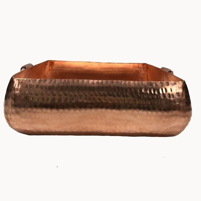 

hot gas hot r hot , handmade copper square pot, drum-shaped copper