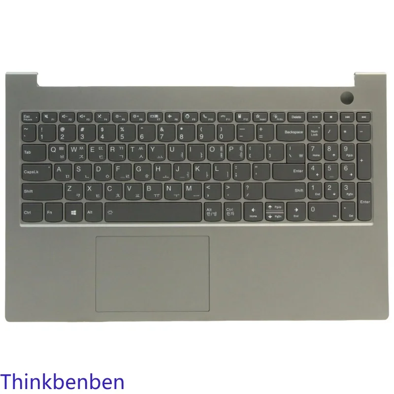 KR Korean Mineral Gray Keyboard Upper Case Palmrest Shell Cover For Lenovo ThinkBook 15 G2 ARE ITL 5CB1B35024