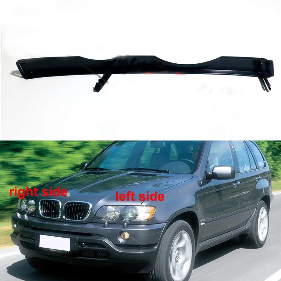 For BMW X5 E53 2000 2001 2002 2003 Under The Headlight Rubber Sealing Strip Trim Lampshade Seal Strip Waterproof Accessories