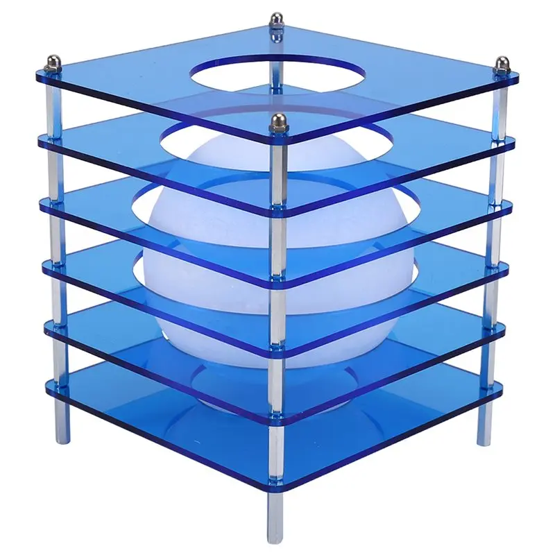 

Светодиодная лампа JHD LED с многослойным акриловым плафоном, DIY акриловая лампа в форме луны для спален, гостиных, офисов, с USB-зарядкой.