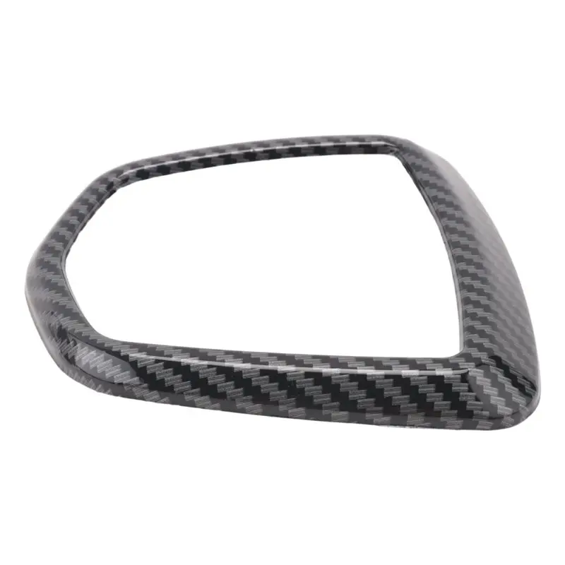 

A11M-For Fiat Abarth 500 595 695 Car Rear Logo Cover Decorative Frame Sticker Rear Badge Frame Cover