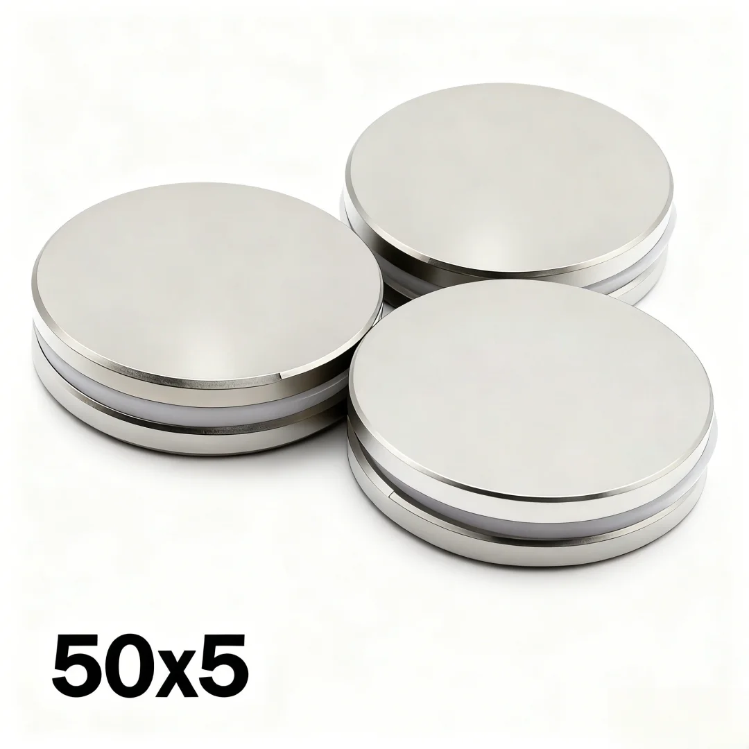 50x5mm Super Strong Magnet N35 Round Magnetic NdFeB Neodymium Magnet Powerful Disc imanes Refrigerator Magnets