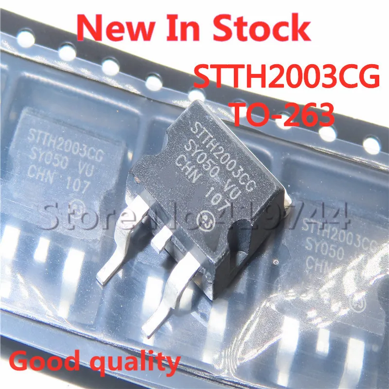 

5PCS/LOT STTH2003CG STTH2003 TO-263 SMD fast recovery diode 20A300V In Stock NEW original IC