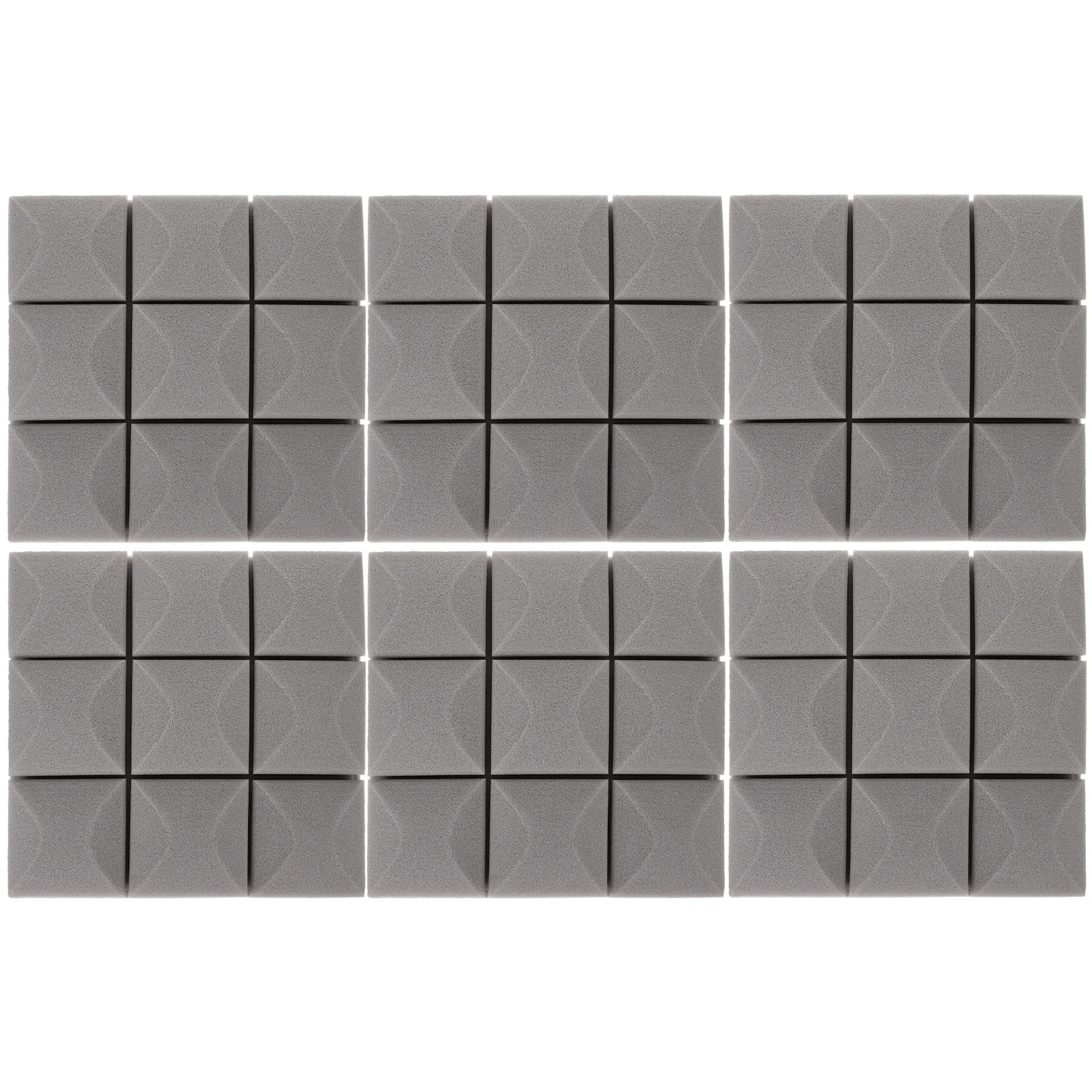 

6Pcs Sound Absorbing Plates Professional Acoustic Panels for Podcast Recording Studio Noise Reduction Soundproofing