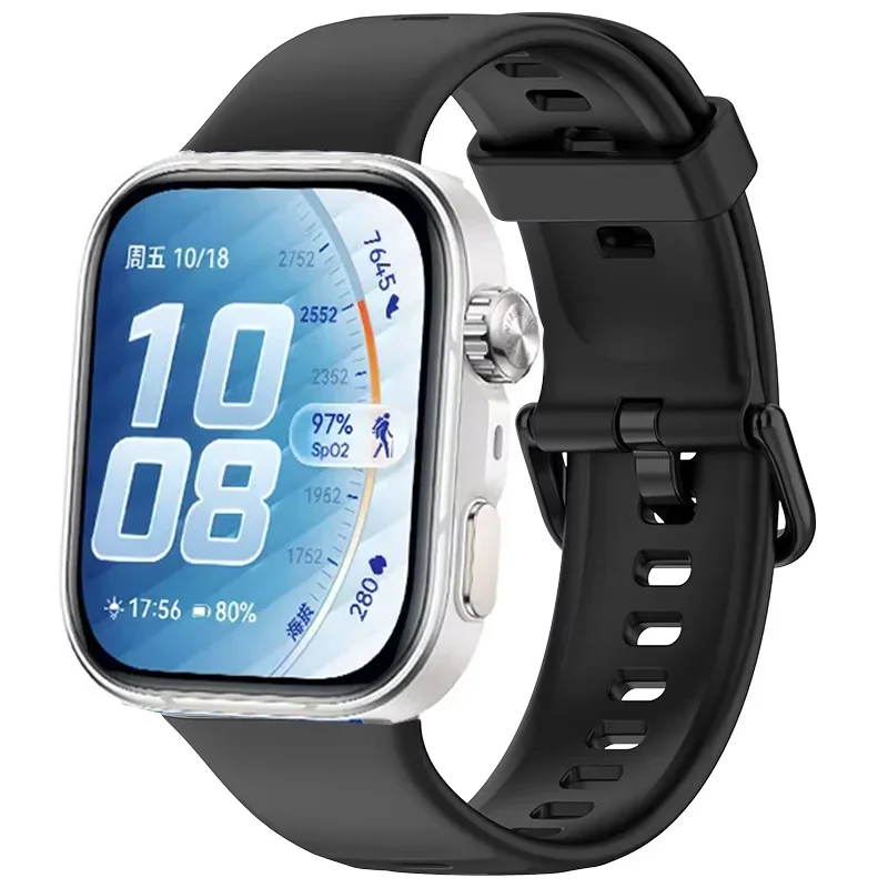 Bands for Huawei Watch Fit 5/4/3/Pro Strap Sport original Silicone Bracelet belt Correa Huawei Fit 5 pro smartwatch Accessories