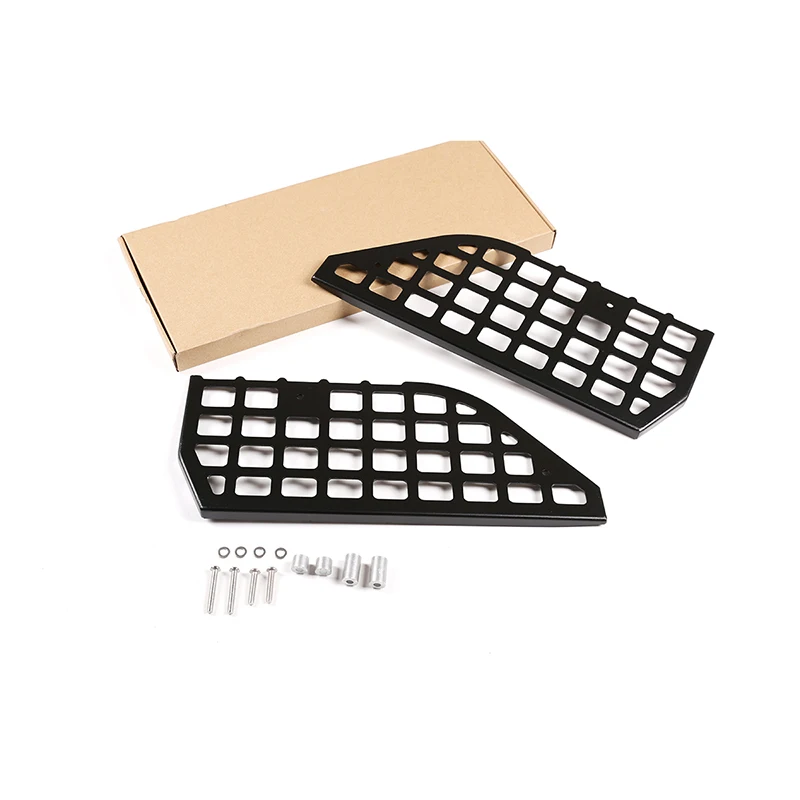 لاند روفر ديفندر 90 110 2020-2022 سبائك الألومنيوم التحكم المركزي على كلا الجانبين من حقيبة التخزين رف اكسسوارات السيارات #2